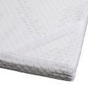 Nuvia madrassöverdrag 160x190 dubbelsäng vit memory foam Försäljning