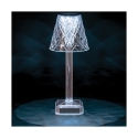 Uppladdningsbar touchlampa RGB med 4 justerbara ljus Diamond Crystal Val