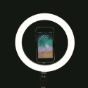 Ring light LED-lampa för selfies med smartphonehållare Fira Försäljning