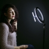 Ring light LED-lampa för selfies med smartphonehållare Fira Erbjudande