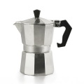 Traditionell kaffebryggare moka för 2 koppar i aluminium Morning Kampanj