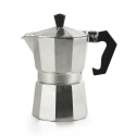 Klassisk mokabryggare för espresso, 1 kopp i aluminium Morning Kampanj