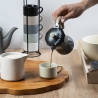 Espressokanna 2 koppar i aluminiumlegering med träeffekt-handtag Buon Caffè Försäljning