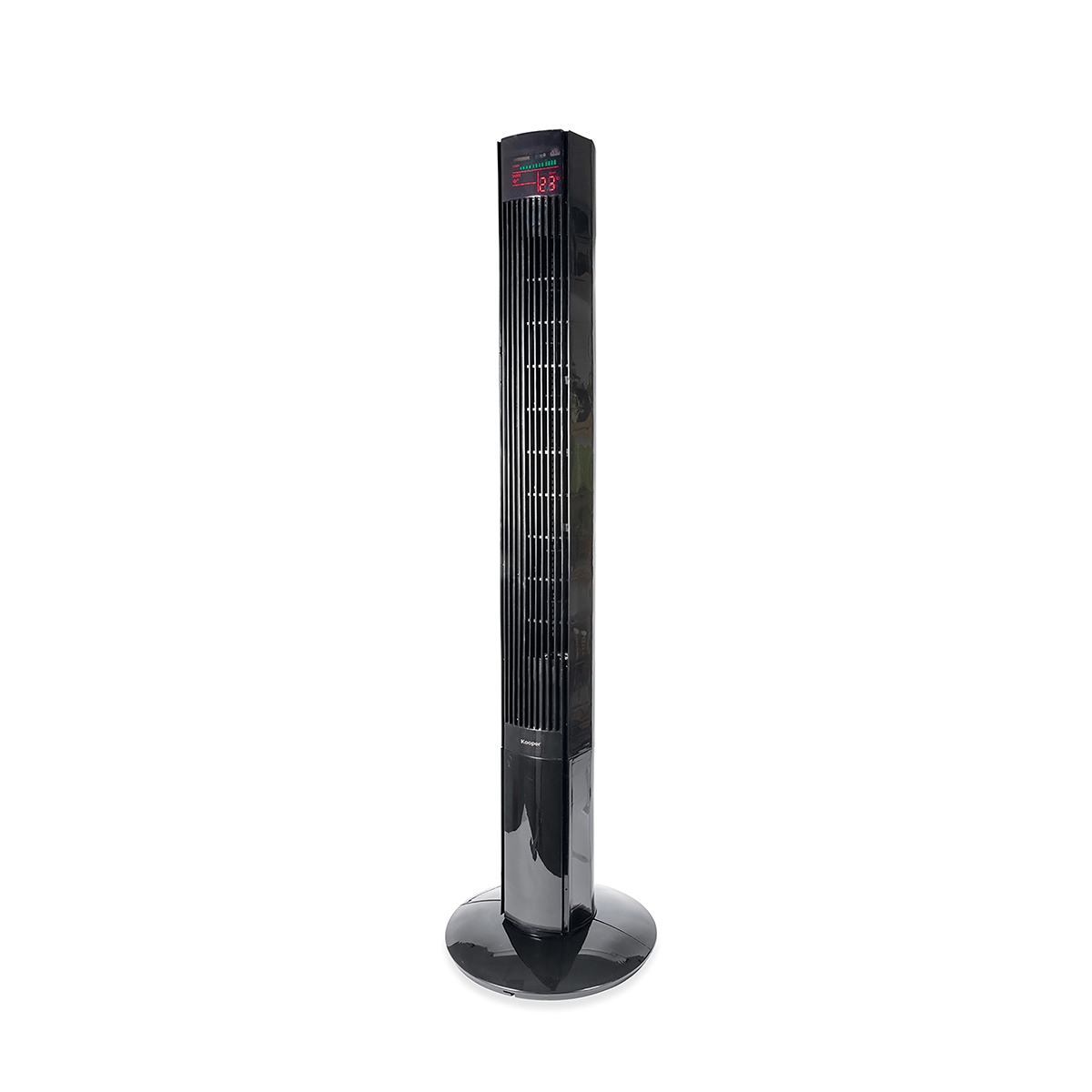 Tystgående pelarfläkt med fjärrkontroll och timer 55W Obelisk Kampanj