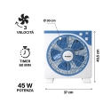 Bordsfläkt med timer 3 hastigheter 45W ArticFresh Val
