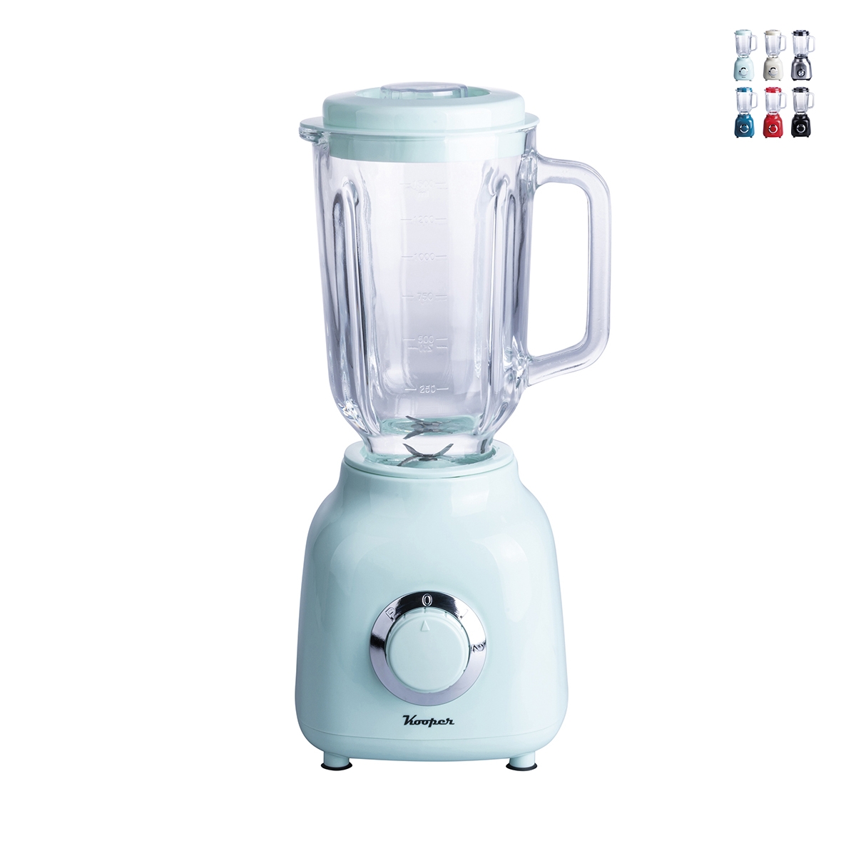 Elektrisk mixer 500W med 1,5L glaskanna och rostfria stålblad Dari Rabatter Elektrisk mixer 500W med 1,5L glaskanna och rostfria stålblad Dari Rabatter