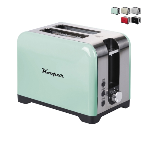 Vintage brödrost 2 skivor med timer och defrost-funktion Tepak Kampanj