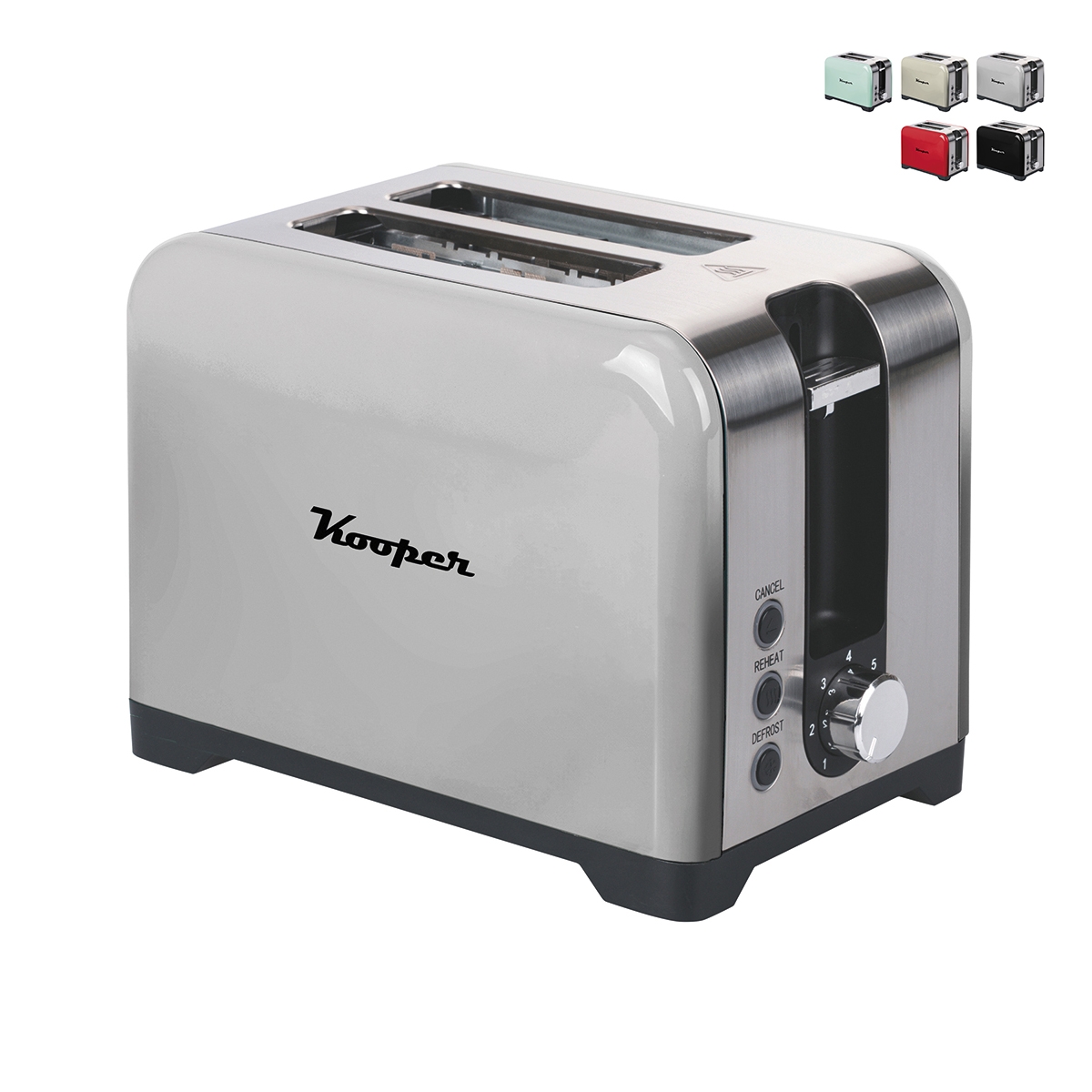 Vintage brödrost 2 skivor med timer och defrost-funktion Tepak Bestånd Vintage brödrost 2 skivor med timer och defrost-funktion Tepak Bestånd