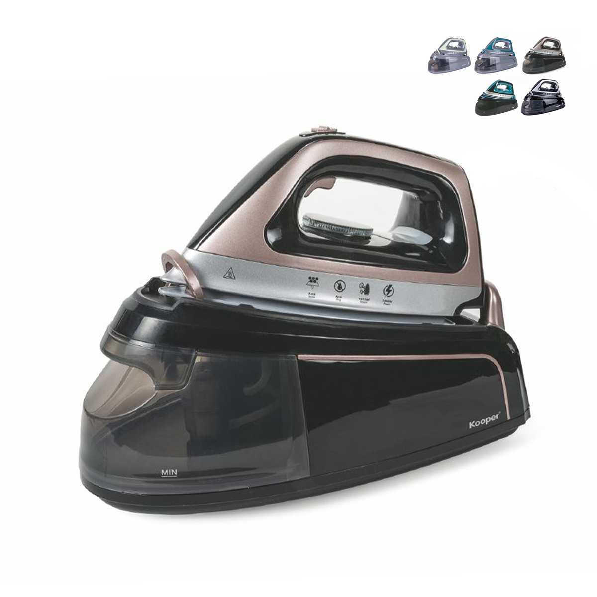 Ångstrykjärn med panna 2400W keramisk platta Skyfall Vapor Kampanj Ångstrykjärn med panna 2400W keramisk platta Skyfall Vapor Kampanj