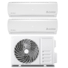 Dual split luftkonditionering 9000+12000 BTU med inverter och WiFi Aero Kampanj