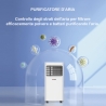 Portabel luftkonditionering 9000 BTU 3-i-1 med hjul Clyma Kostnad