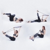 Multifunktionell pilates- och yogastång med elastiska band Tera Försäljning