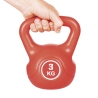 Kettlebell 3 kg halkfri för muskelstärkande övningar Makro Erbjudande