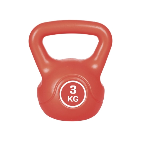 Kettlebell 3 kg halkfri för muskelstärkande övningar Makro Kampanj