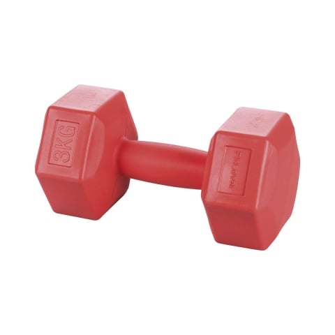 Hexagonal hantel 3 kg Antirullning Movara Kampanj