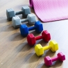 Hantel 6 kg med hexdesign och anti-rull Pumax Rabatter