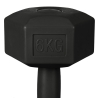 Hantel 6 kg med hexdesign och anti-rull Pumax Rea