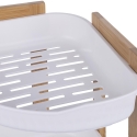 Aliva hörnhylla för dusch i trä med 2 plastplan 23x23x27cm Erbjudande