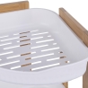 Aliva hörnhylla för dusch i trä med 2 plastplan 23x23x27cm Erbjudande