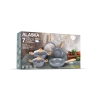 7-delars grytset för induktion i keramiskt non-stick, Alaska Försäljning