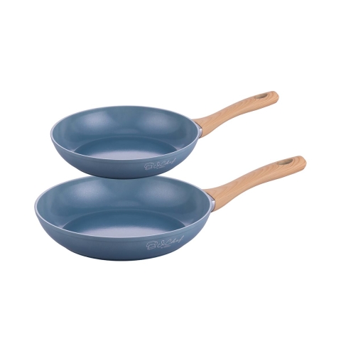 Set med 2 keramiska stekpannor för induktion 22-26 cm, non-stick Kampanj