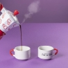 Traditionell Moka espressobryggare för 2 koppar kaffe i aluminium Cuore Rea
