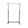 Metallklädhängare med hjul, 2 skoryggar 88x42,5cm Zulea Rea