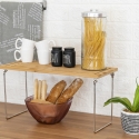 Fällbar köksorganisatör i trä 47x18,5x22cm Kurnek Katalog