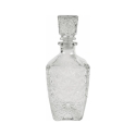 Set i glas för likörflaska + 6 glas Diamante Rea
