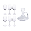 Vinsmakningsset: 6 glas + karaff i glas Royal Set Kampanj