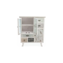 Shabby chic träbyrå med 5 lådor och 3 dörrar Decapé Försäljning