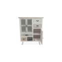 Shabby chic träbyrå med 5 lådor och 3 dörrar Decapé Erbjudande