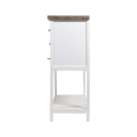 Shabby chic träkonsol med 9 lådor 80x32,5x82cm Sardinia Erbjudande