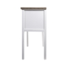 Shabby chic konsolbord för hall i trä med 6 lådor Sardinia Erbjudande