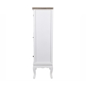 Hög träbyrå med 8 lådor 58x35x123 cm shabby chic Sardinia Erbjudande