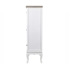 Hög träbyrå med 8 lådor 58x35x123 cm shabby chic Sardinia Erbjudande