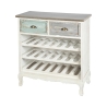 Shabby chic vinställ i trä för 21 flaskor Cortez Kampanj