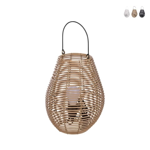Hänglampa anfora rattan-look h34cm Lumezi Kampanj