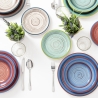 Set med 16/24 blanka bestick i rostfritt stål, Silver, Engelska stil Katalog
