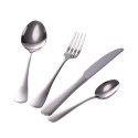Set med 16/24 blanka bestick i rostfritt stål, Silver, Engelska stil Erbjudande
