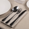 Set med 16/24 blanka bestick i rostfritt stål, Silver, Engelska stil Försäljning