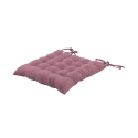 Kuddfodral för köksstolar med band 40x40 cm linneeffekt Alara 