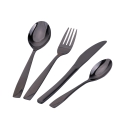 Set med 24 bestick i rostfritt stål 18/0 med blank finish Manhattan Bestånd