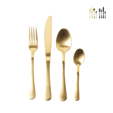 Set med 16 bestick i rostfritt stål 18/0 med satinfinish 5th Avenue Kampanj