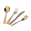 Set med 16 rostfria bestick 18/0 i blank finish Manhattan Egenskaper