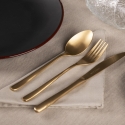 Set med 24 rostfria bestick 18/0 satinerad yta Milano Försäljning
