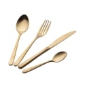 Set med 24 rostfria bestick 18/0 satinerad yta Milano Erbjudande