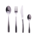 Set med 24 bestick i rostfritt stål 18/0 silver satin Alyson Kampanj