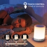 LED-bordslampa med justerbart ljus och trådlös högtalare Light Music Rea