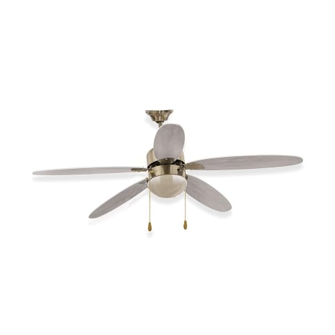 Takfläkt med lampa 5 blad reversibel funktion Windy Kampanj